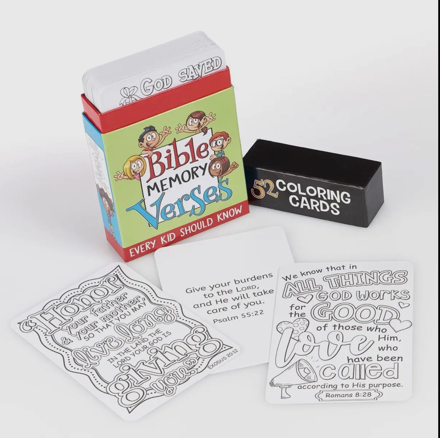 Memory Verses Coloring Cards