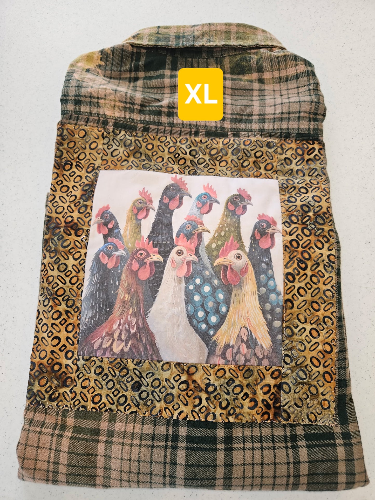 Stinkin’ Cute Chicken Gang Flannel