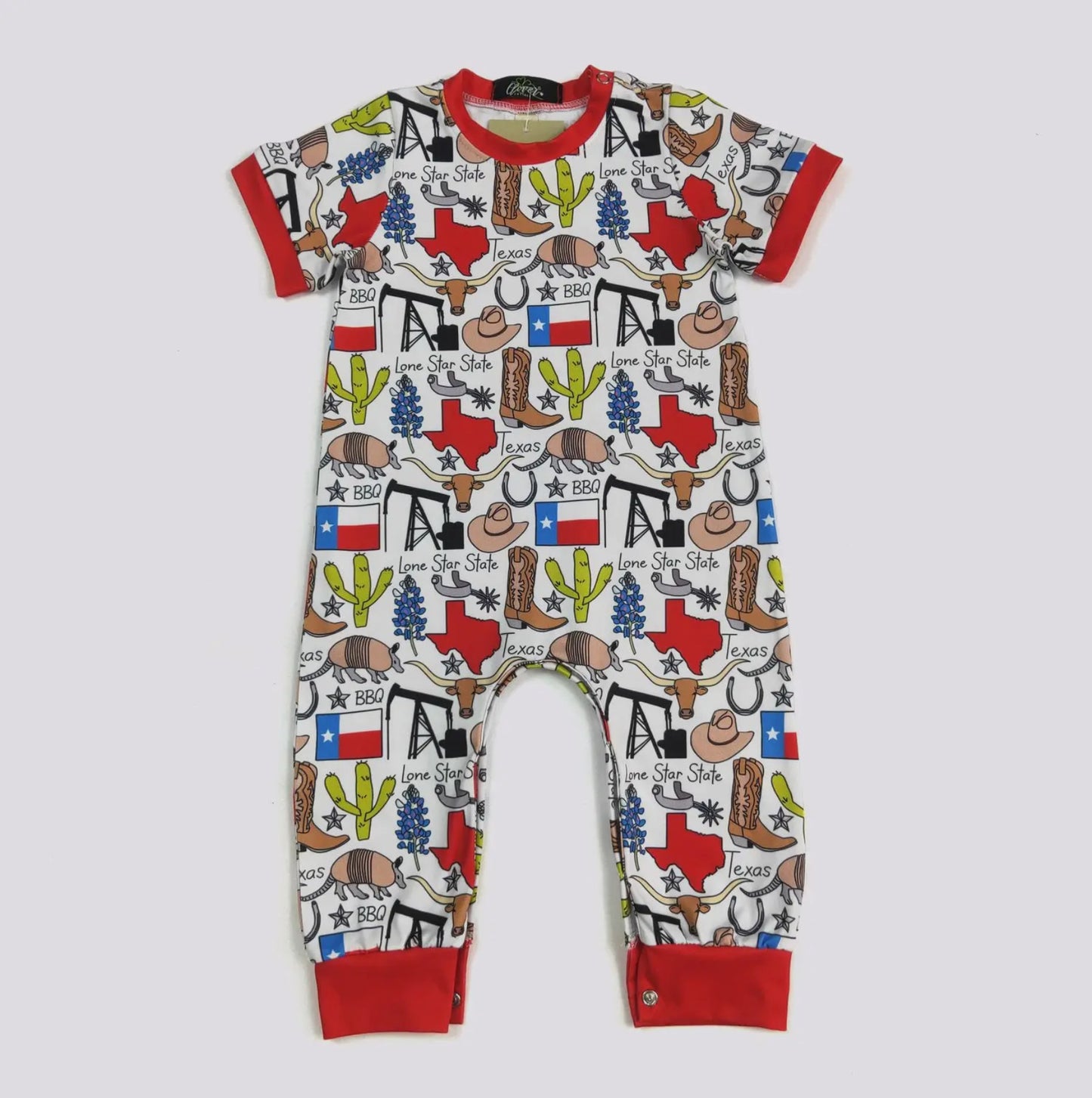 Texas Boys Romper