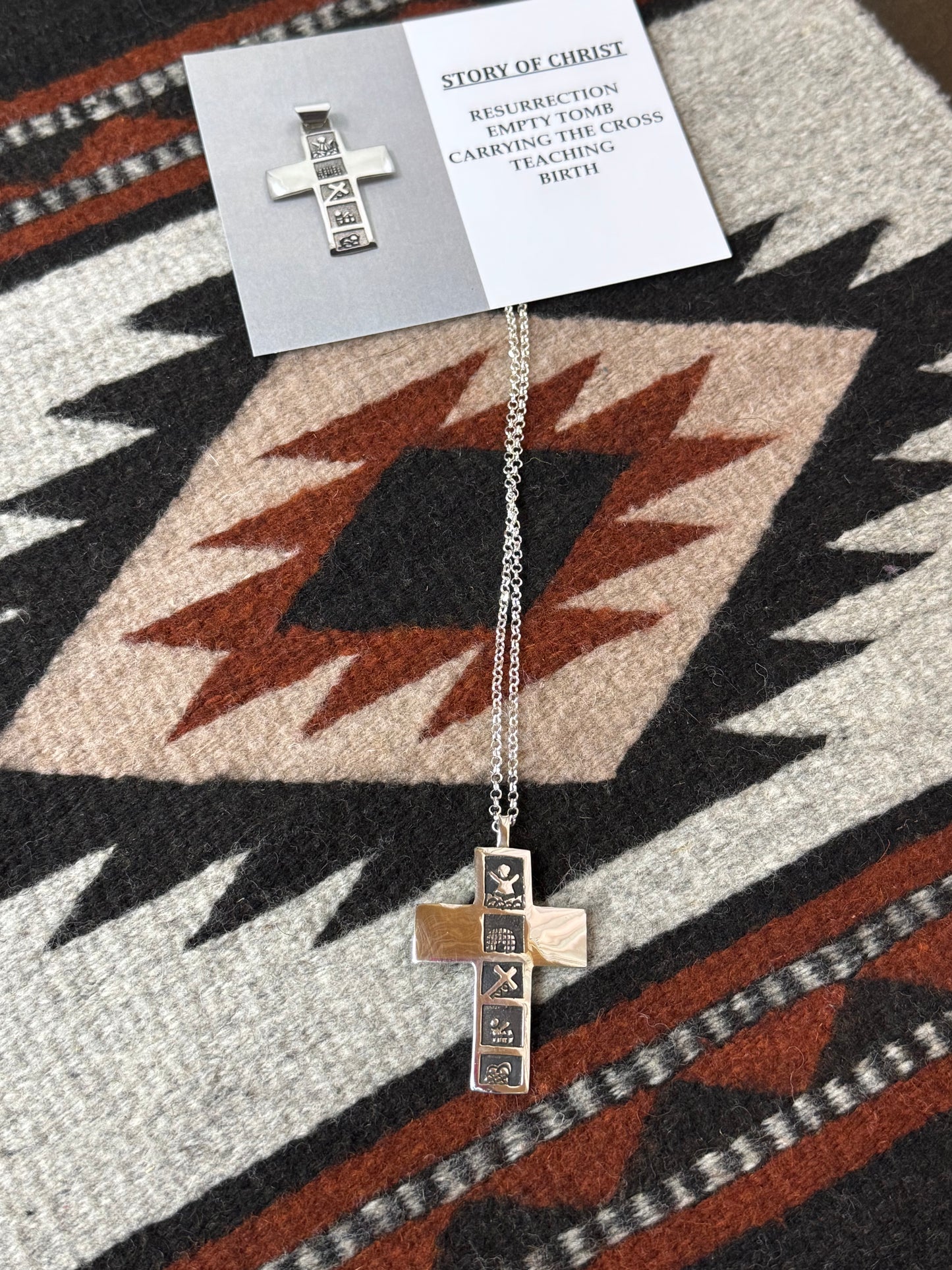 Navajo made Story of Christ Cross