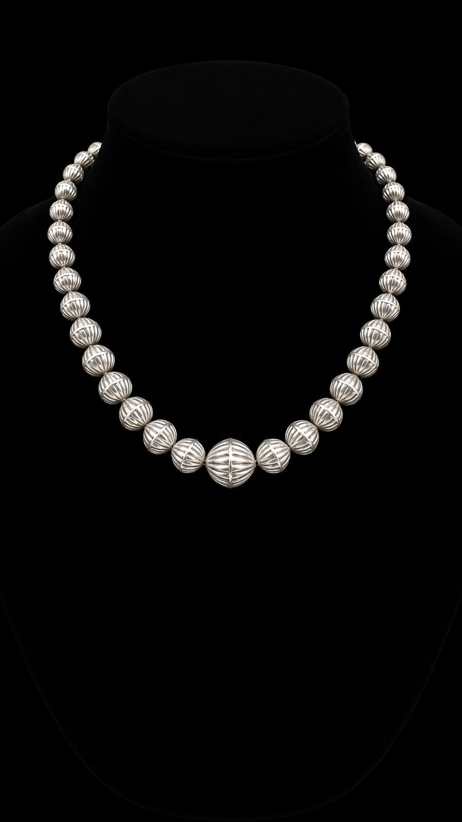 Fluted Navajo Pearls