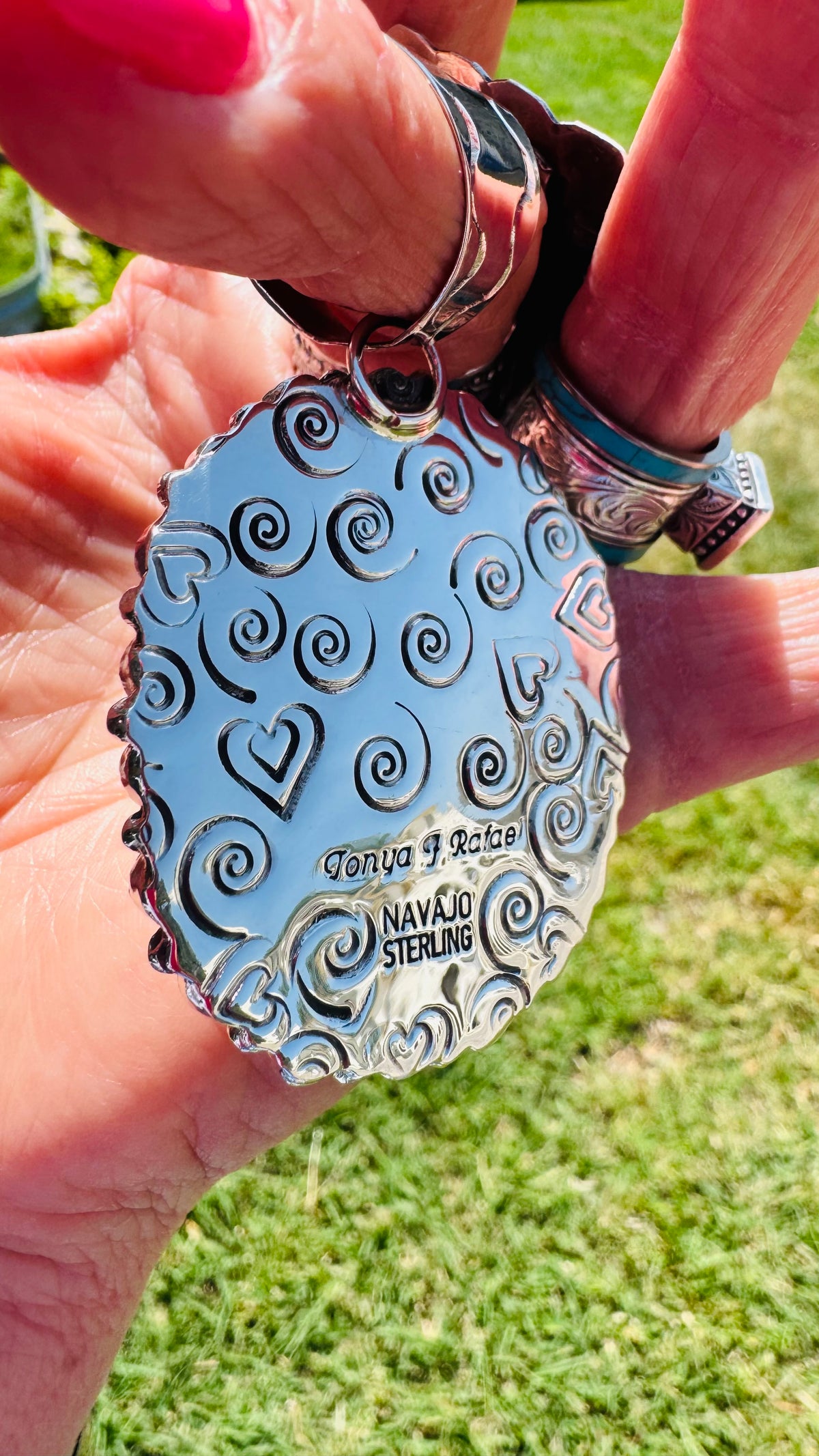 TJR Turquoise Druzy Pendant - Custom Order