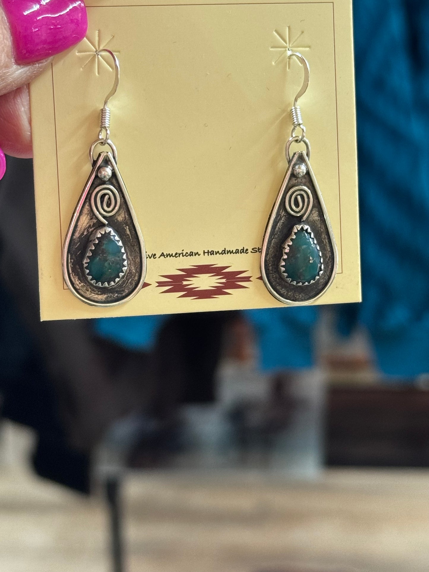 Turquoise Dangle Earrings