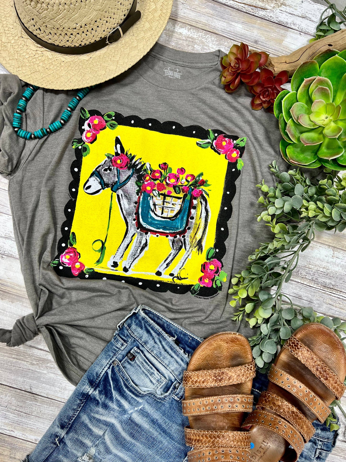 TTT Callie Ann Stelter Hand Painted Burro