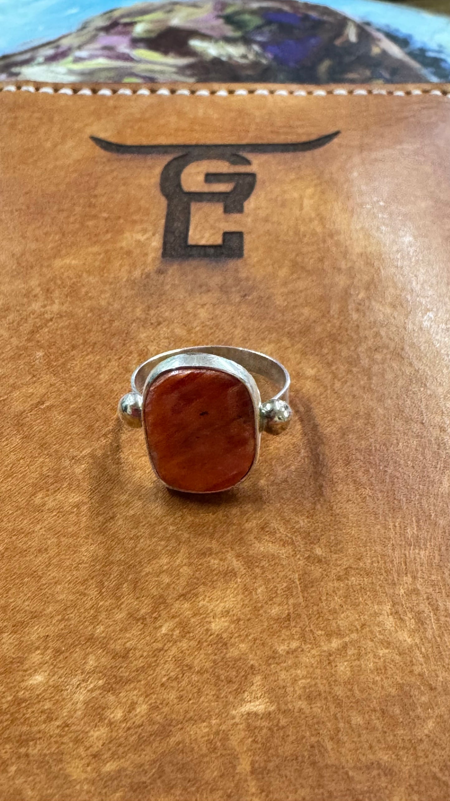 Orange Spiny Ring, Navajo