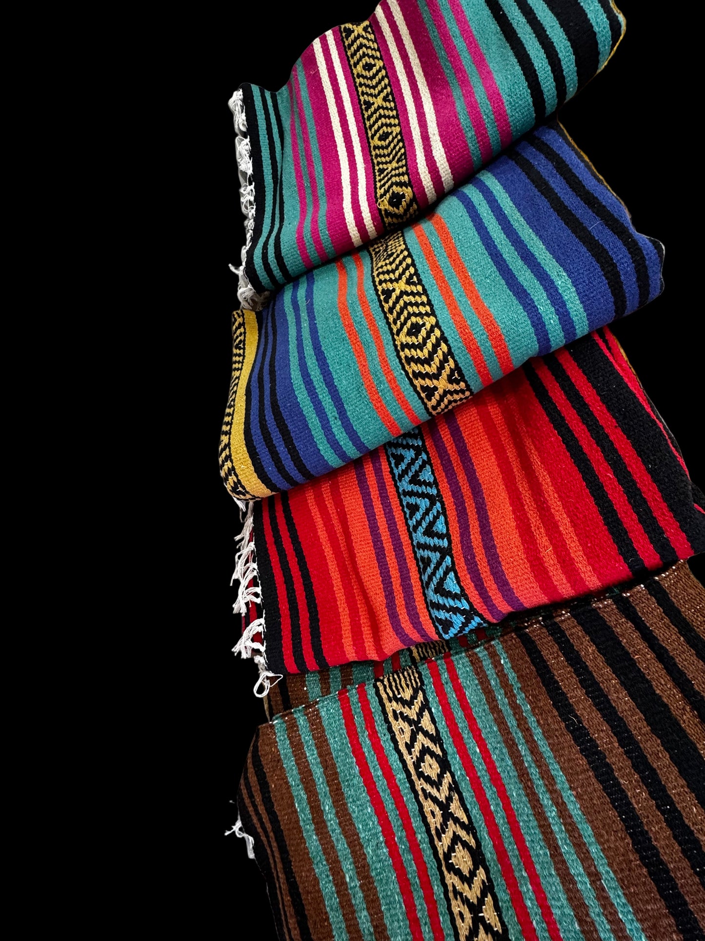 Woven Striped Blanket