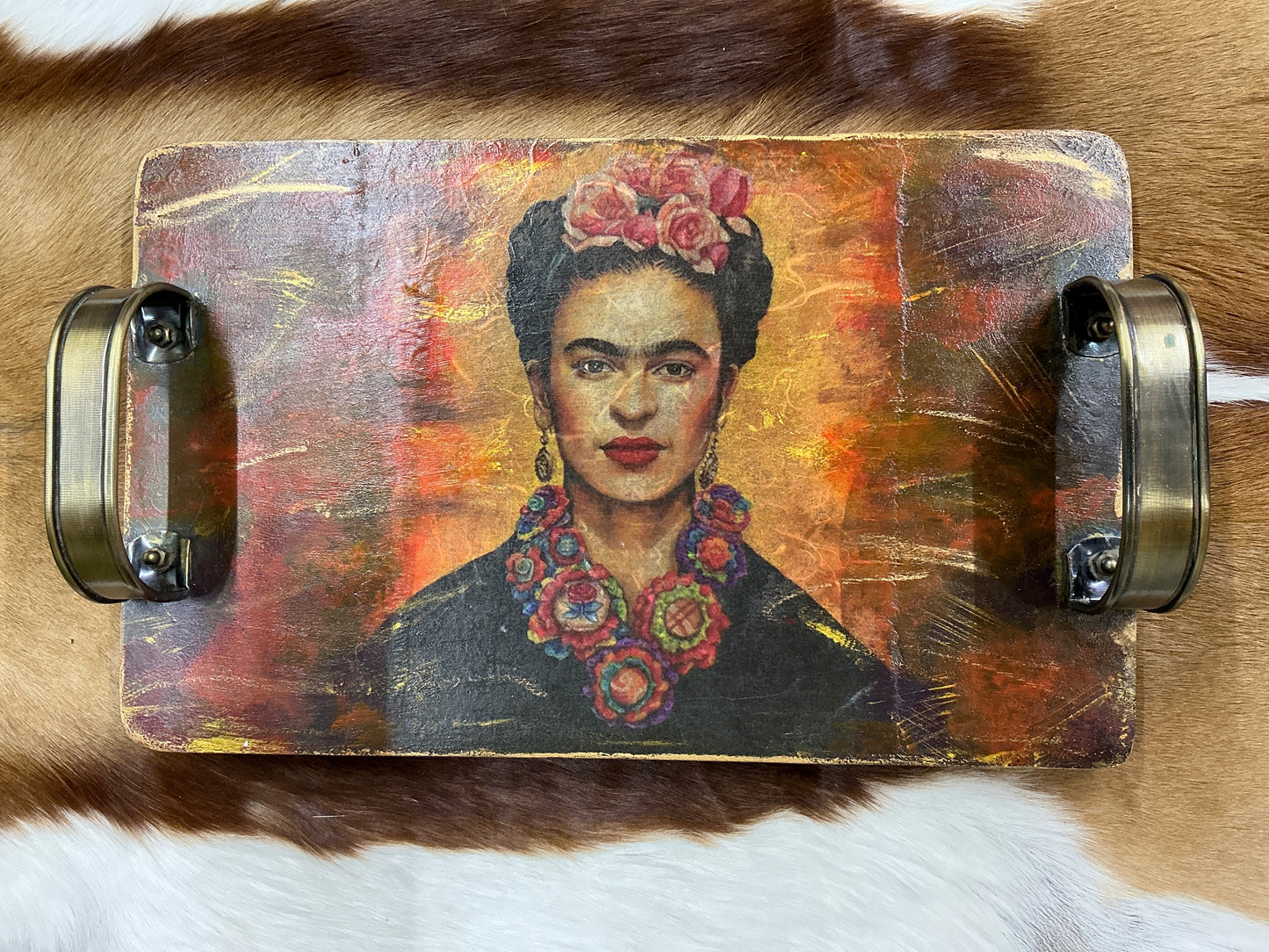 Frida Tray w/Handles - One of a Kind