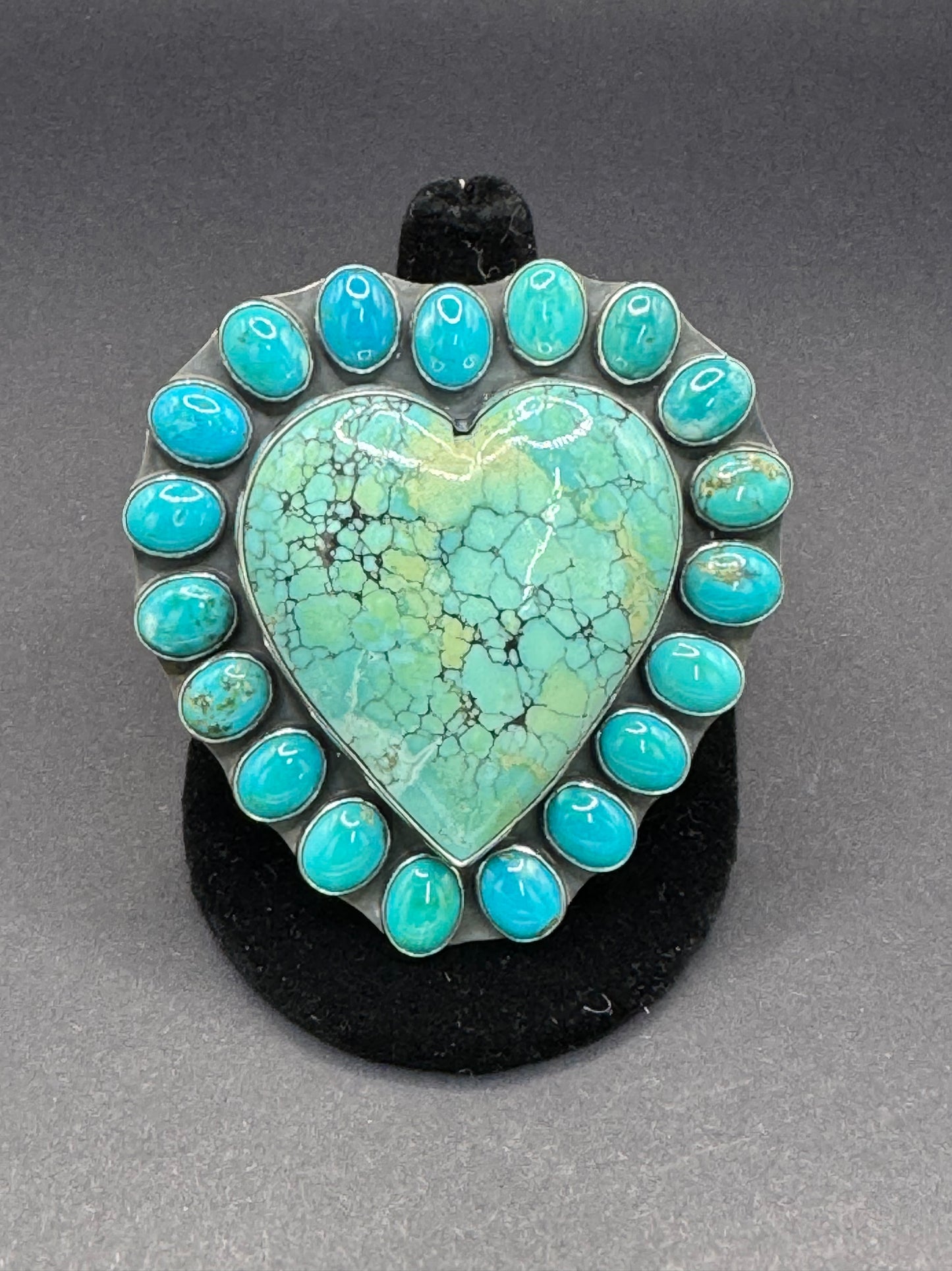Federico Turquoise Heart Buckle