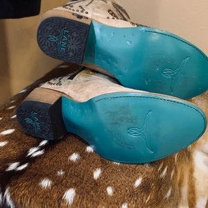 Lane Tan Leather Studded Gabbie Boots