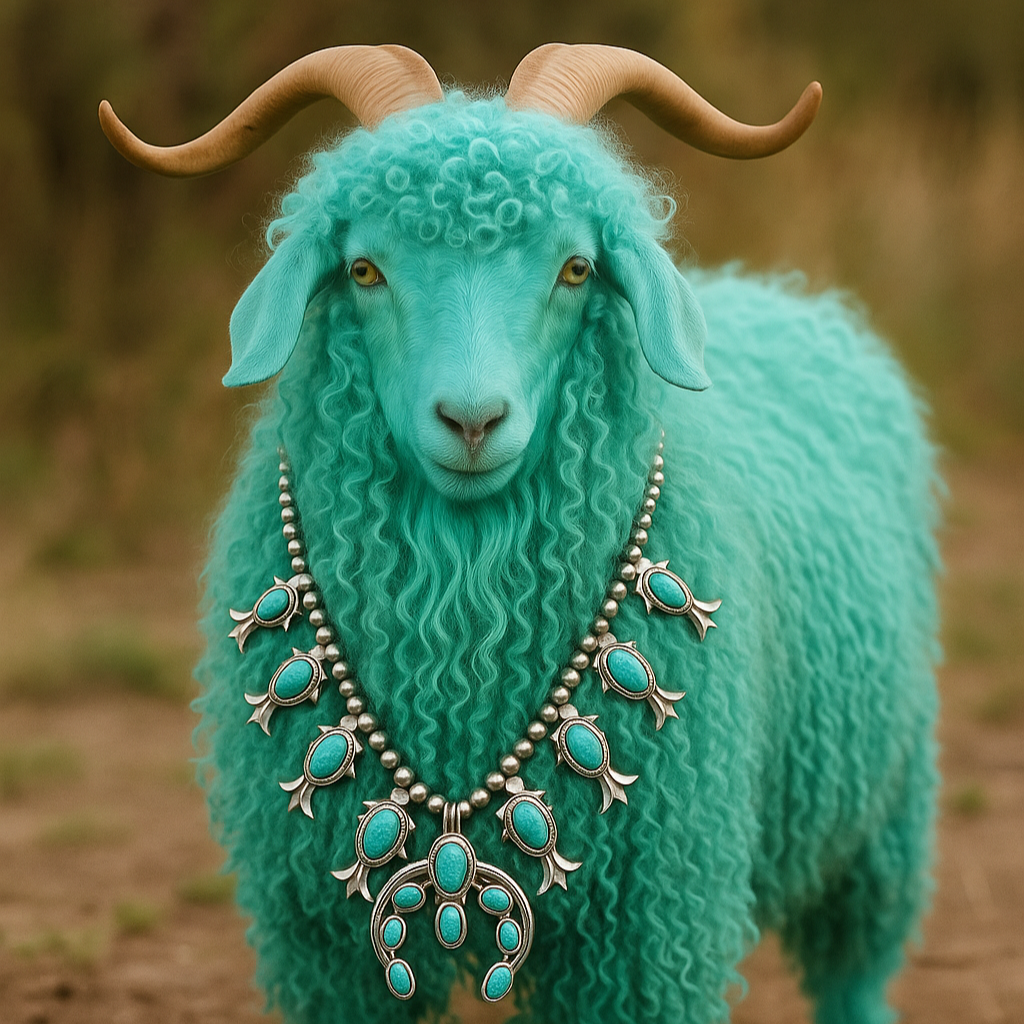 The Turquoise Angora