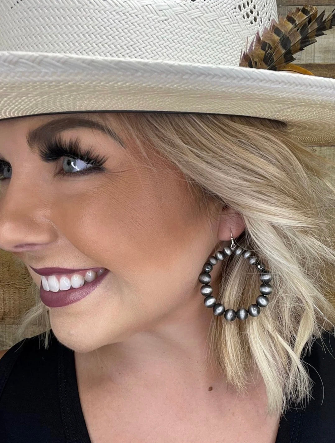 TTT Faux Navajo Pearl Earrings