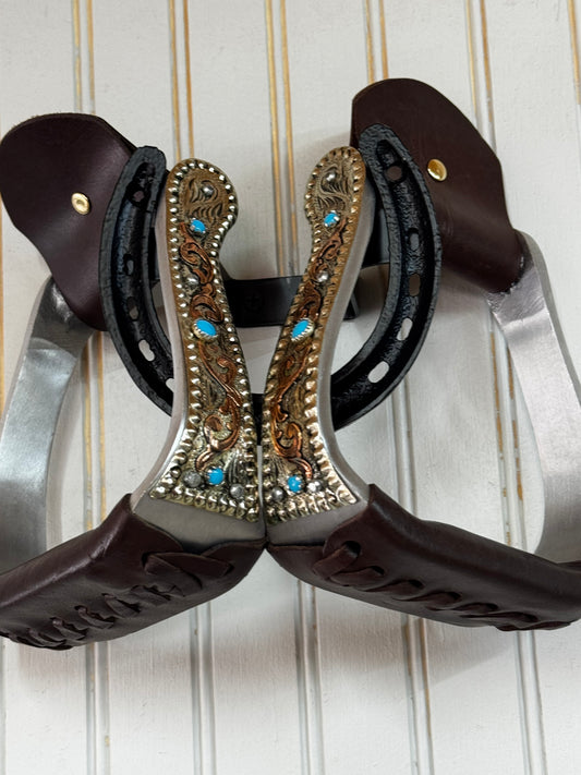 Hand Engraved Stirrups