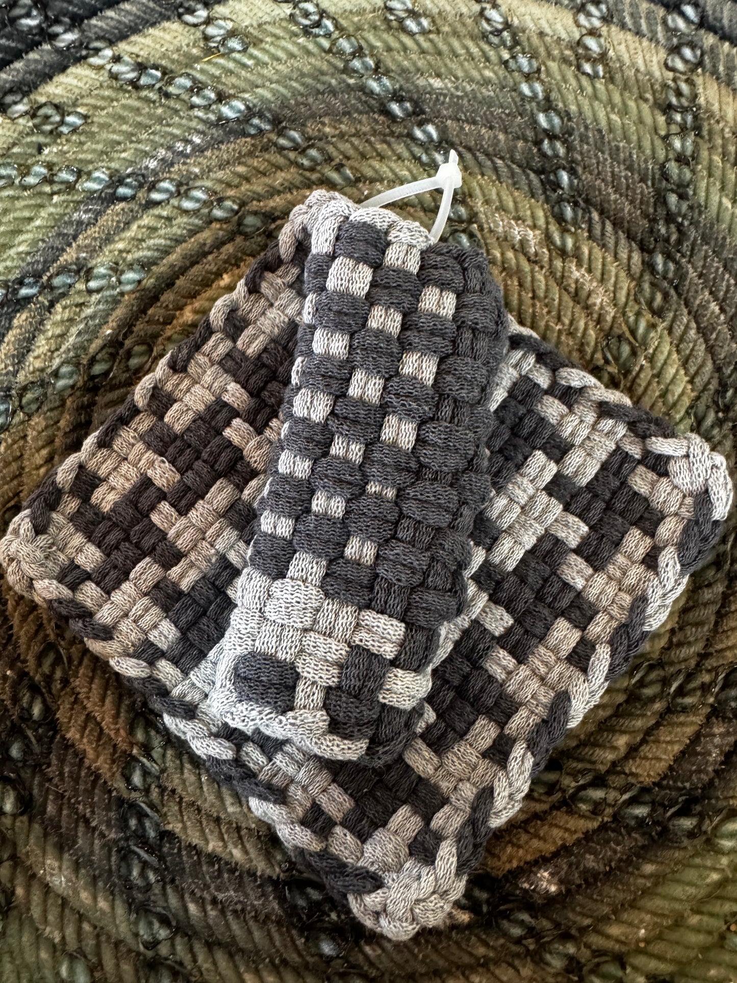 Pot Holder-Trivet with Skillet Handler (Different Color Options)