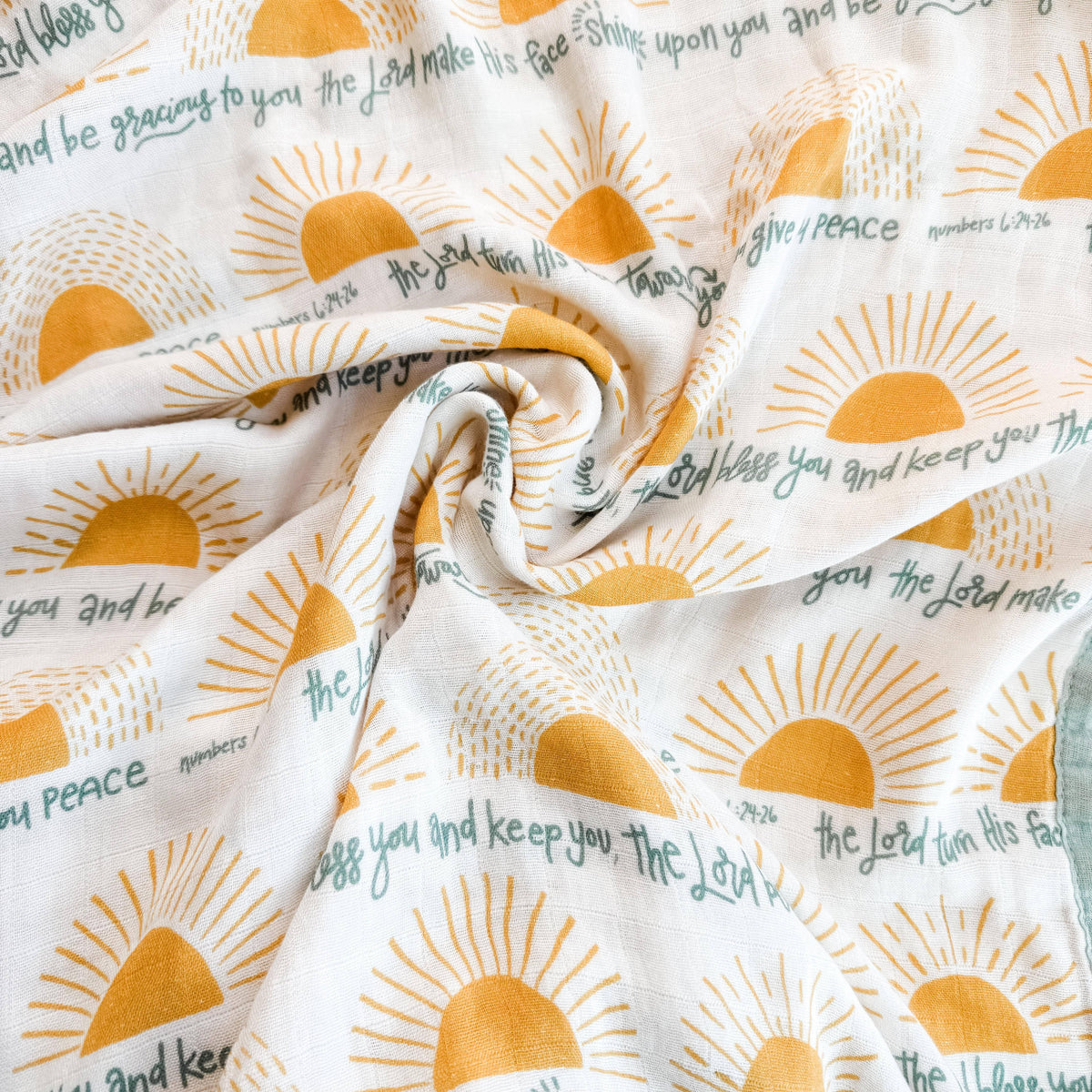 The Blessing Luxury Double Sided Muslin Blanket