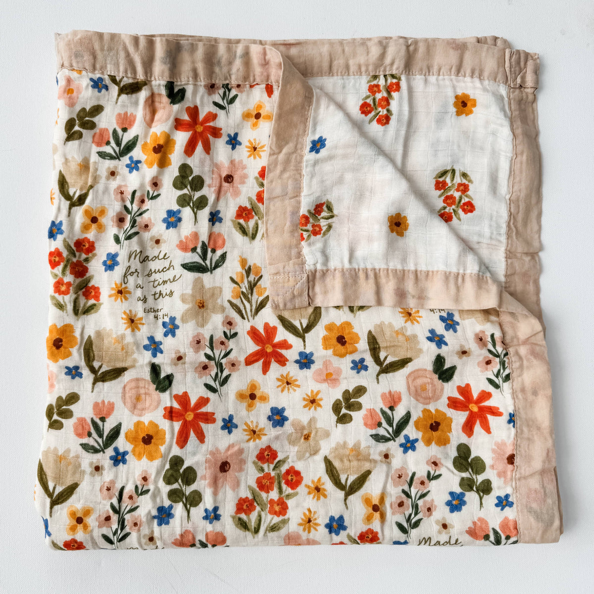 Esther 4:14 Luxury Double Sided Catholic Blanket