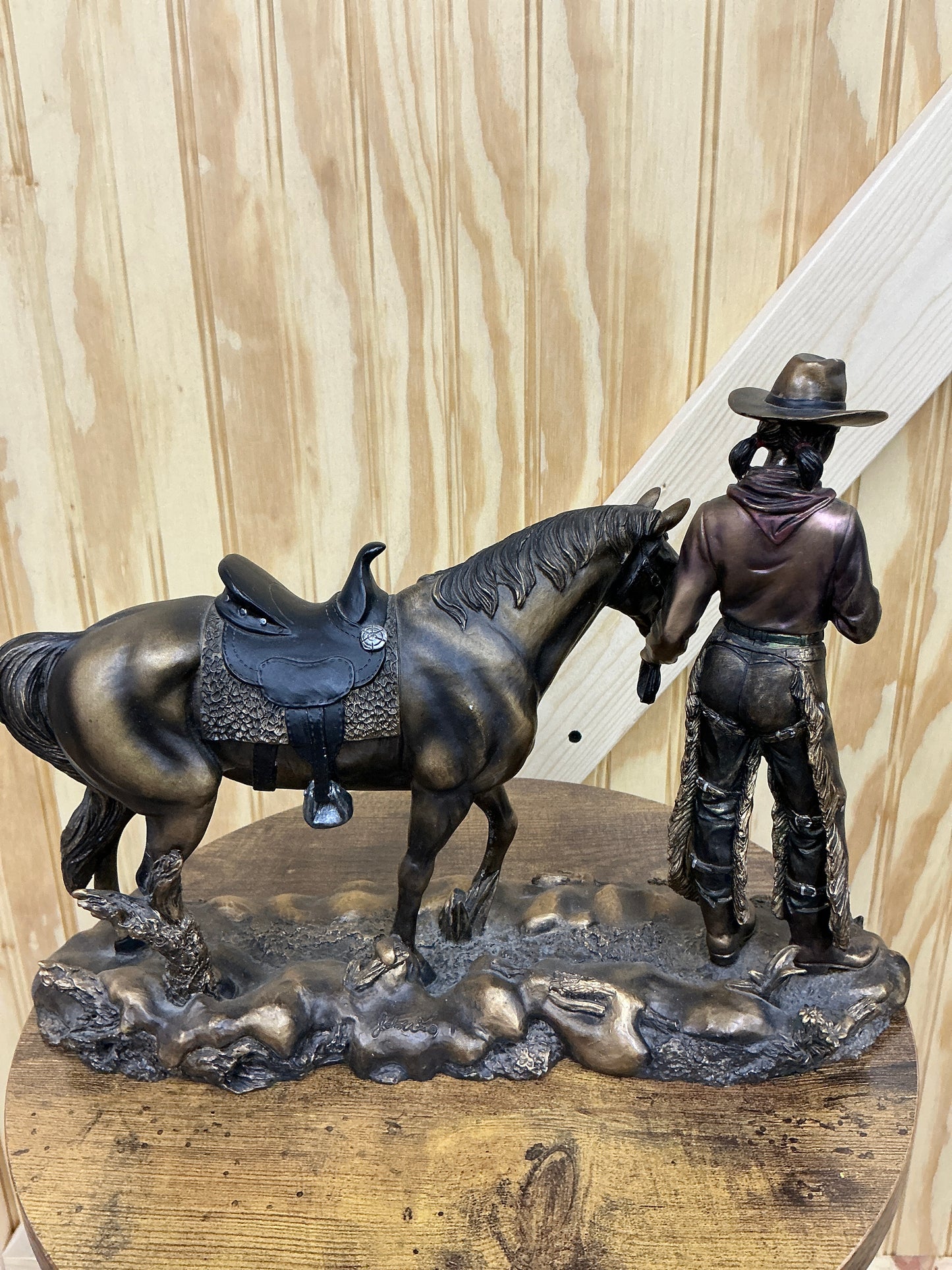 Cowgirl & Horse