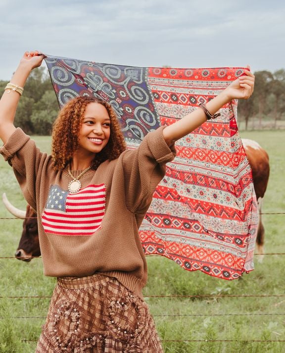 Junk Gypsy, Flag BoHo Wild Rag