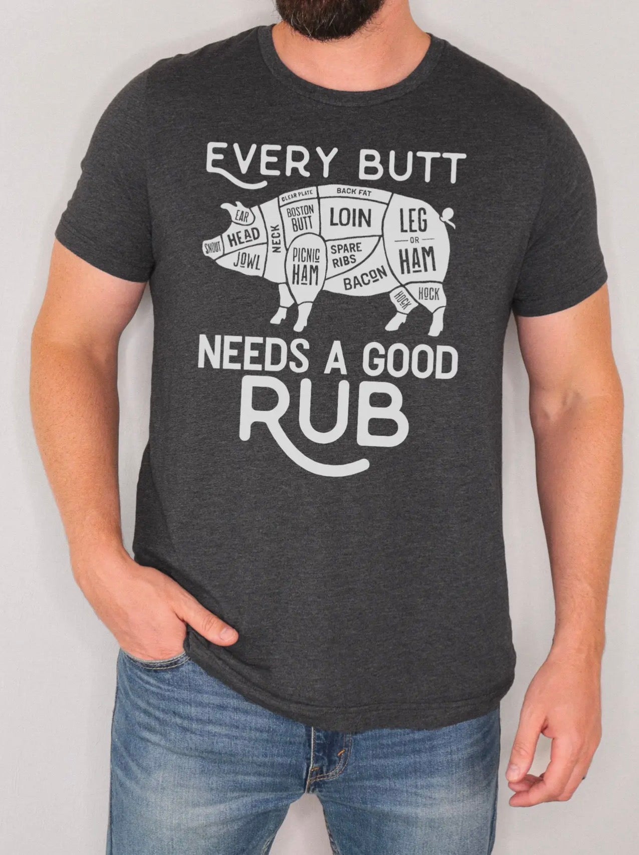 Men’s Every Butt BBQ PIG TEE
