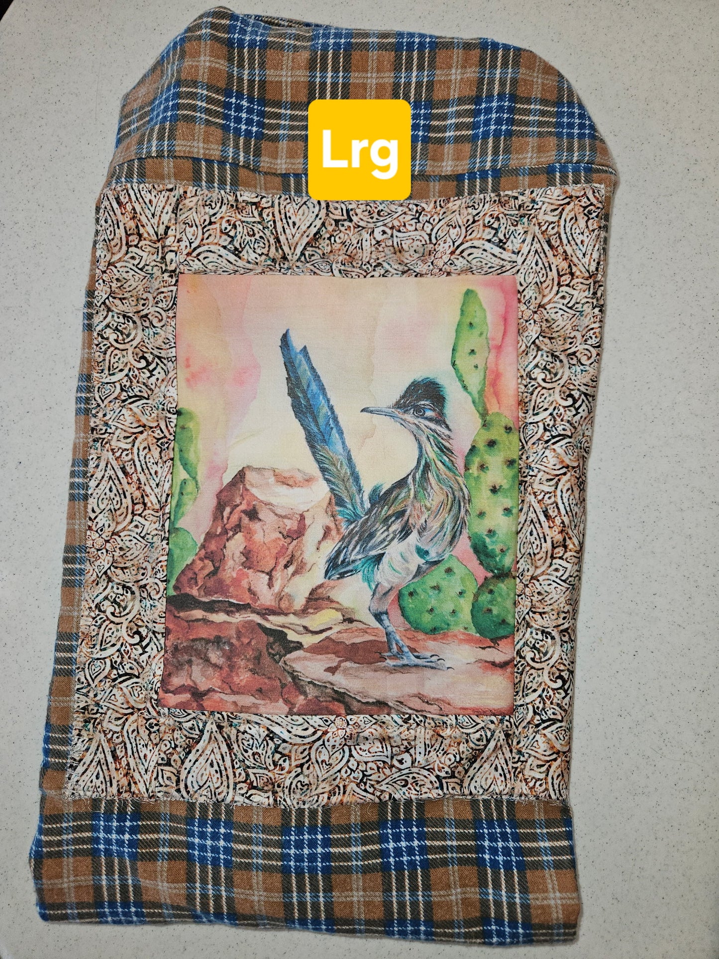 Stinkin’ Cute Roadrunner in Cactus Flannel