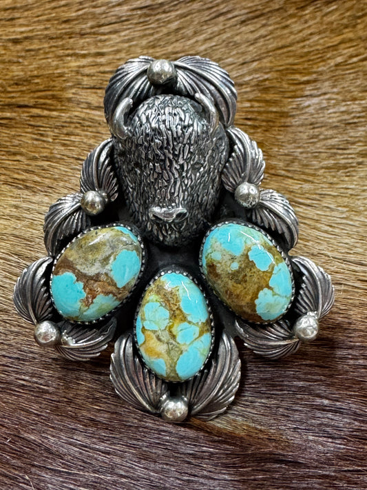 Bison Turquoise Ring