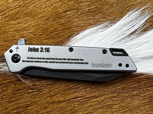 John 3:16 Knife