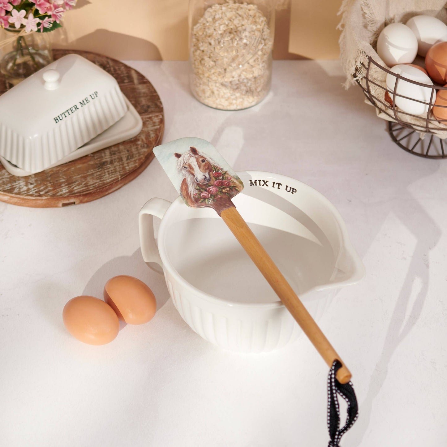 Floral Pony Spatula