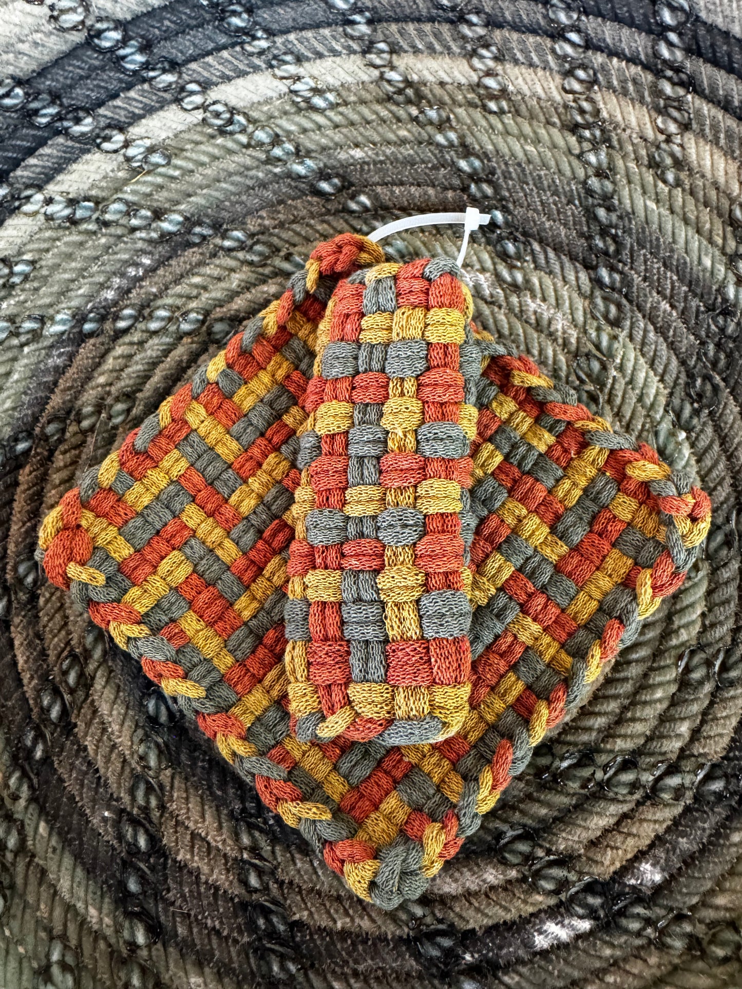 Pot Holder-Trivet with Skillet Handler (Different Color Options)