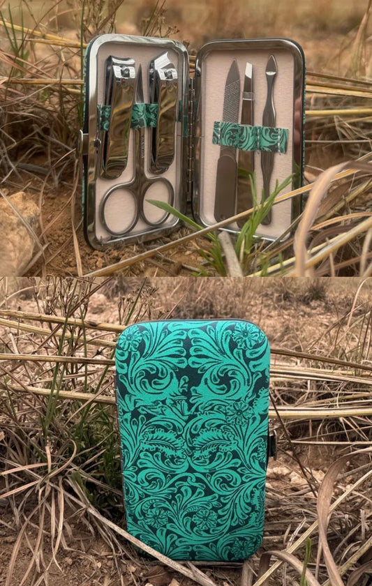 Turquoise Manicure Set