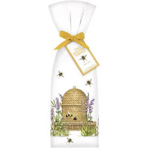 Lavender Beehive Towel Set