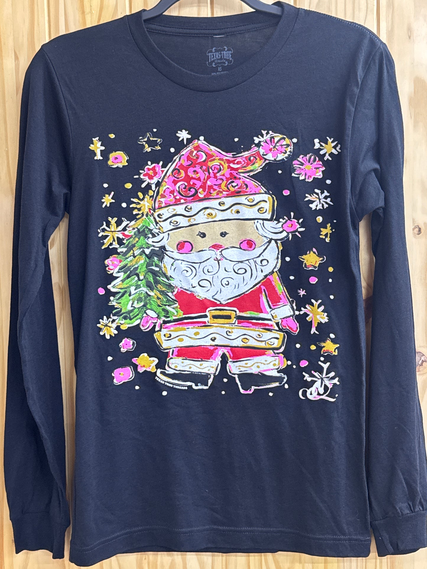 Santa Long Sleeved Tee