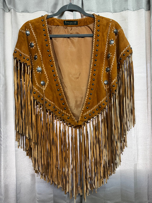 Vintage Fringe Collar Shawl