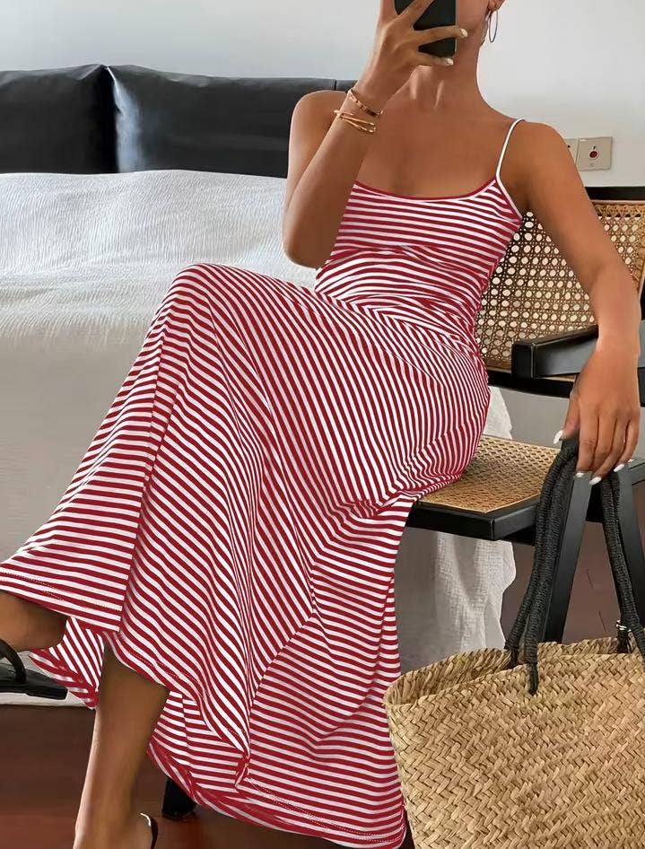 Striped Maxi Dress