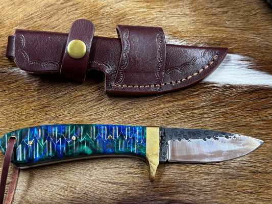 Blue-Green Knife