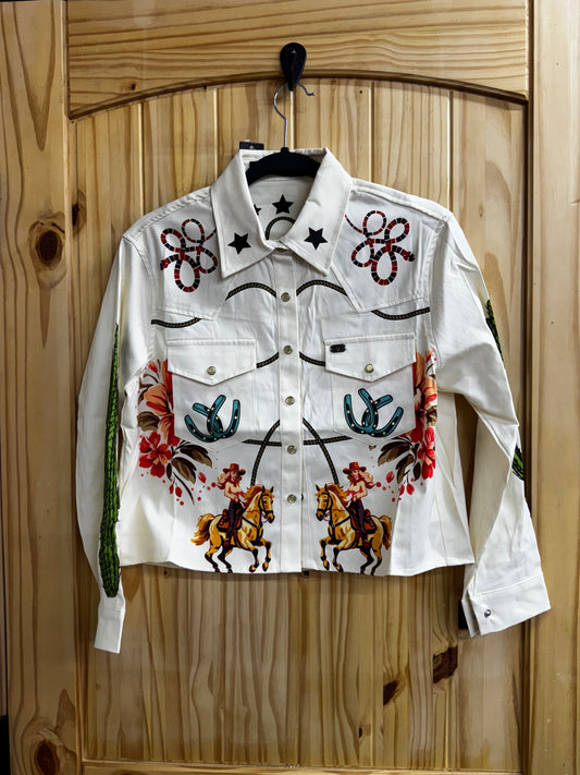 L&B cowgirl Snap Shirt