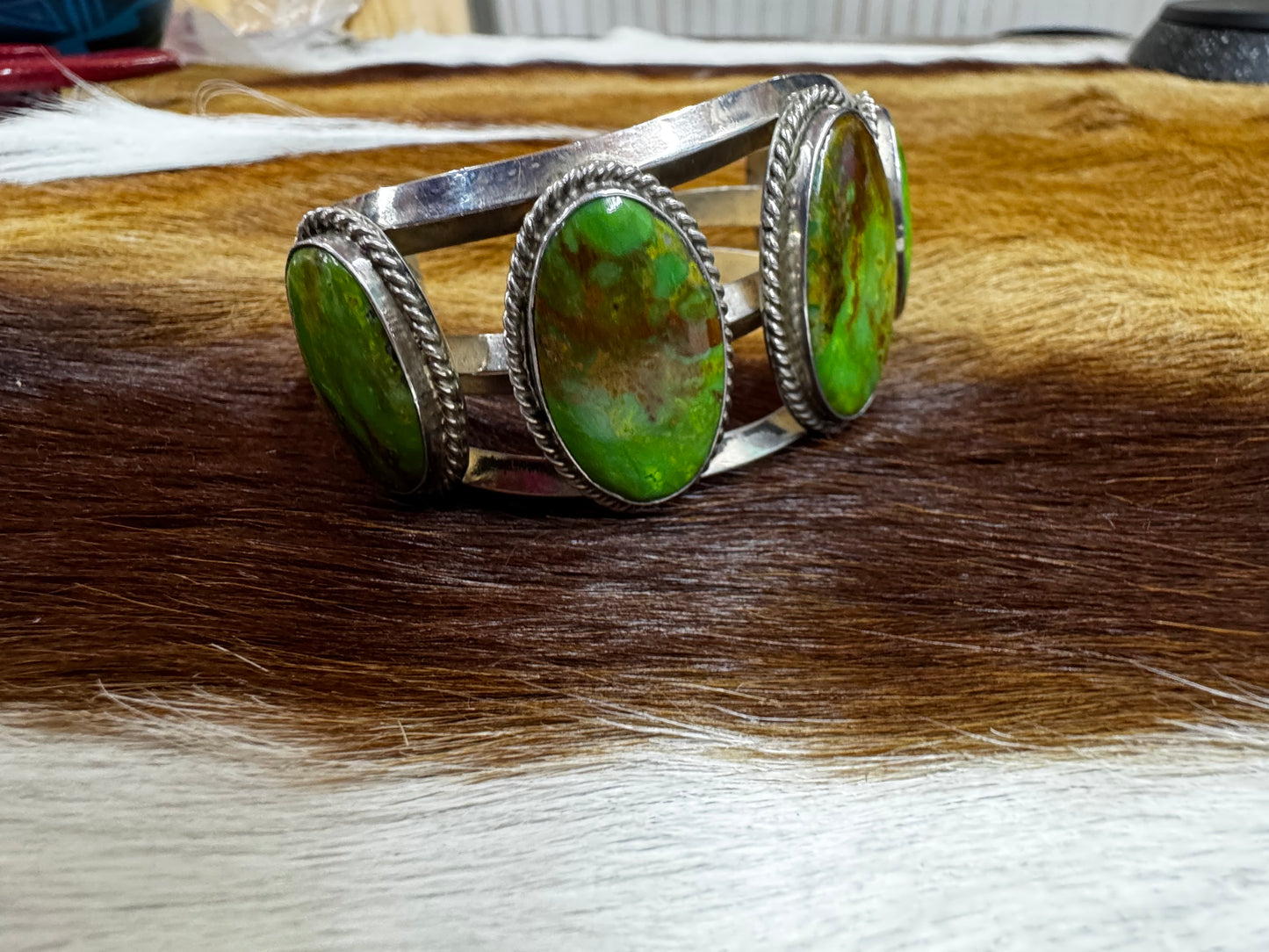 Green Turquoise Cuff