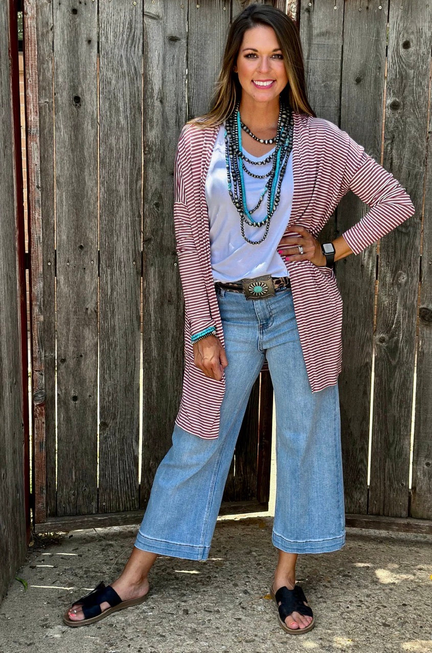 TTT Striped Cardigan