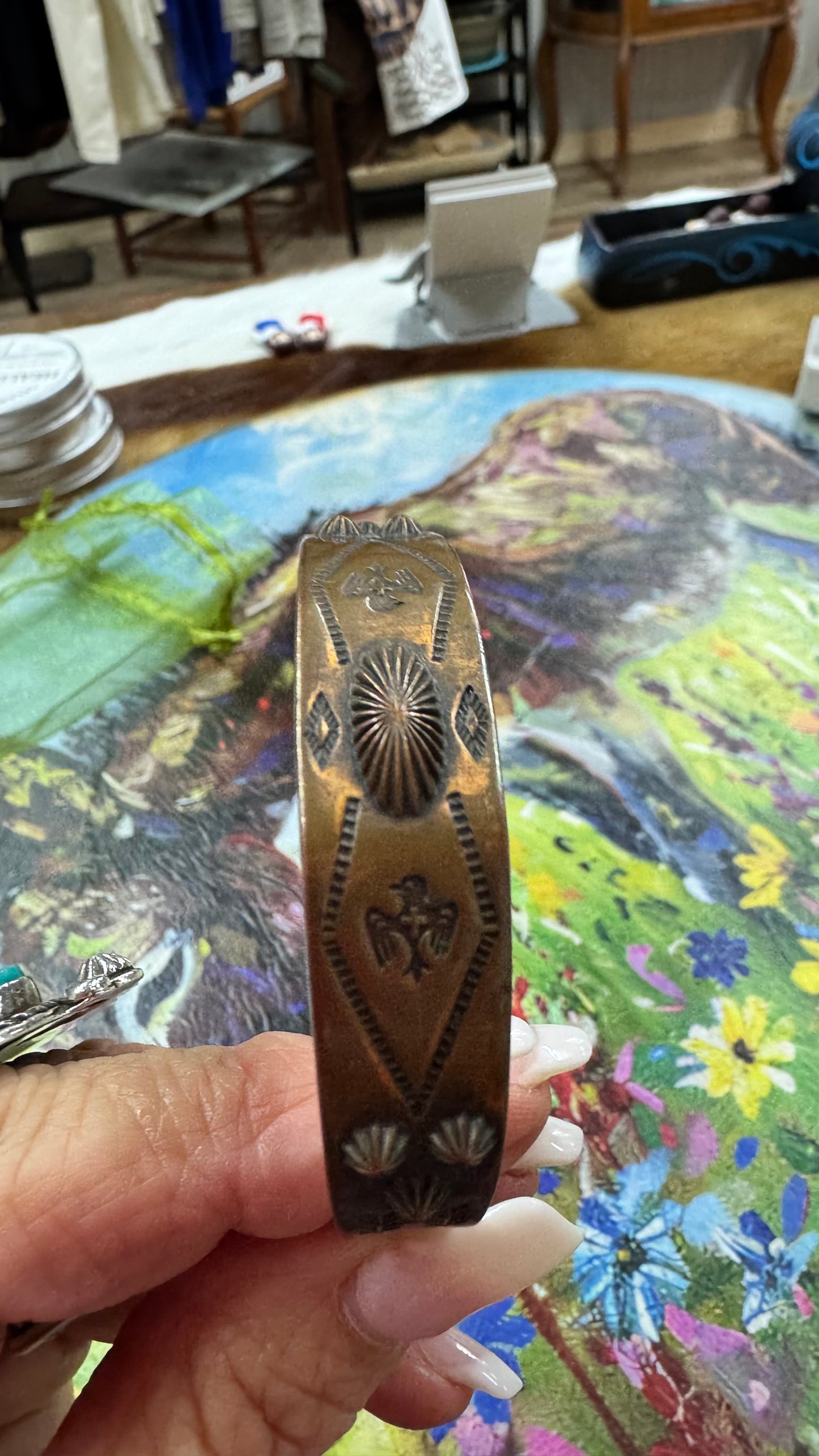 Vintage Navajo Copper Cuff