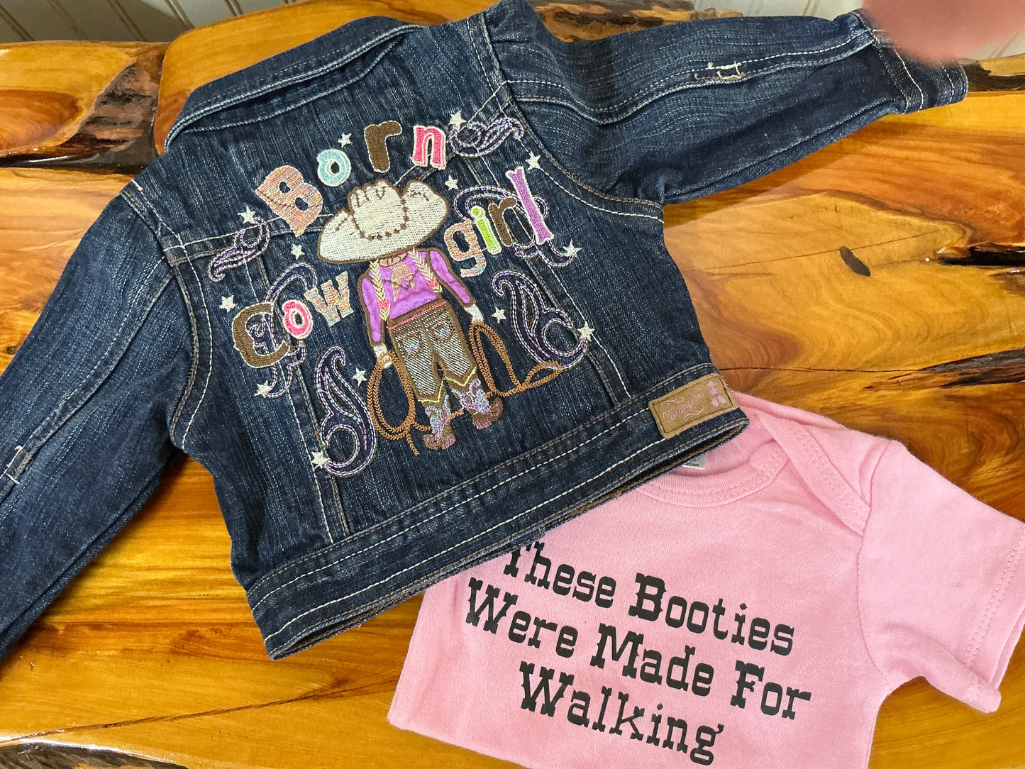 Denim Cowgirl Jacket and Onesie