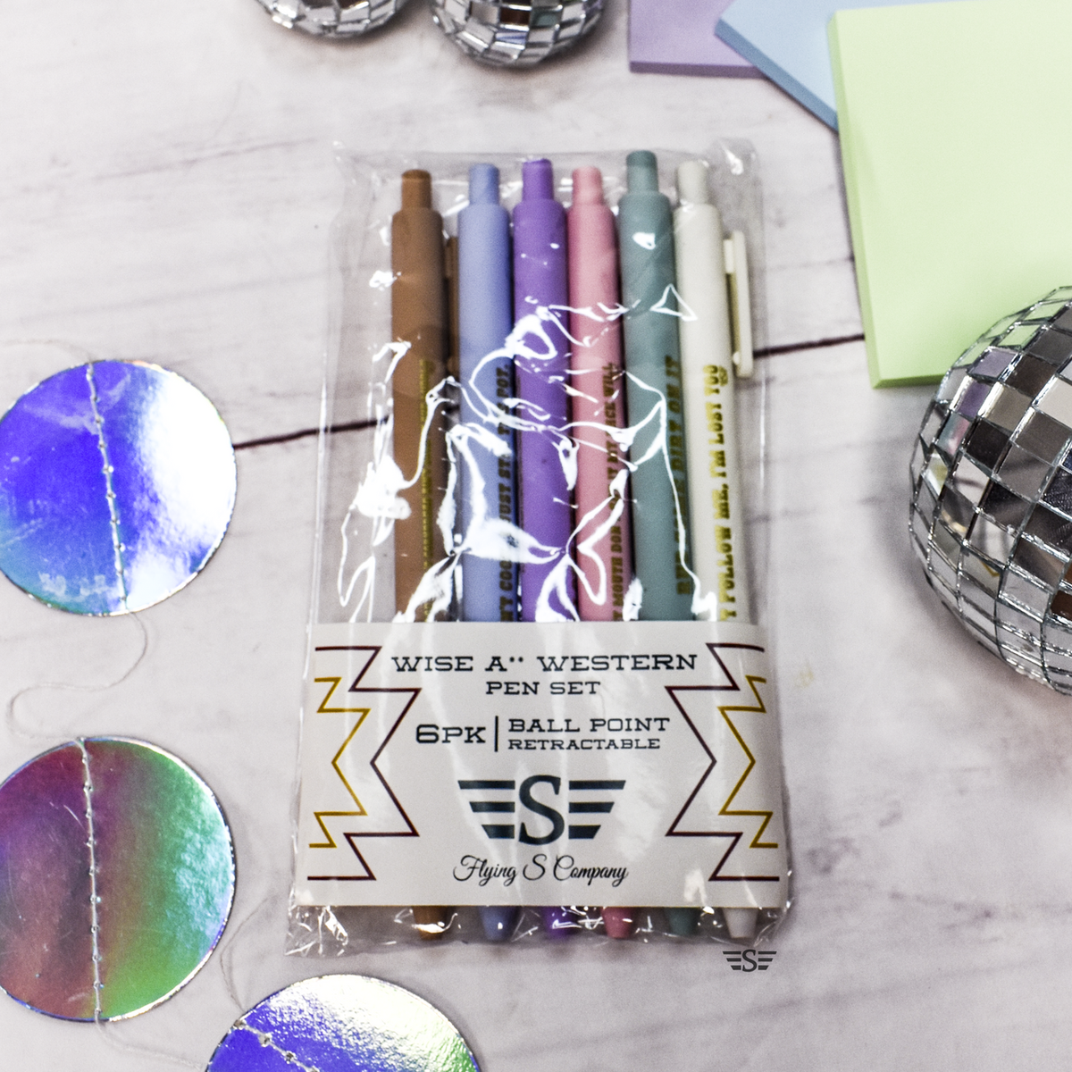 Wise A** Western Pen Set