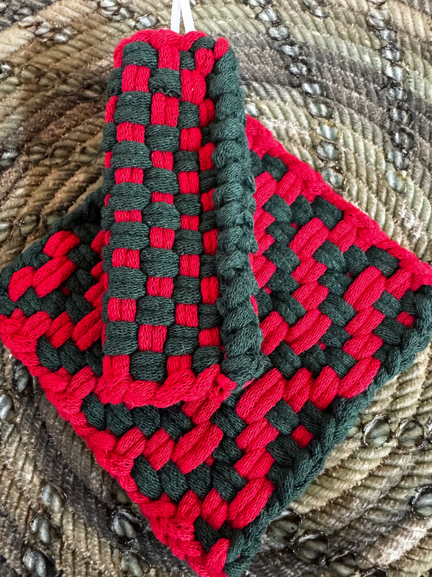 Pot Holder-Trivet with Skillet Handler (Different Color Options)