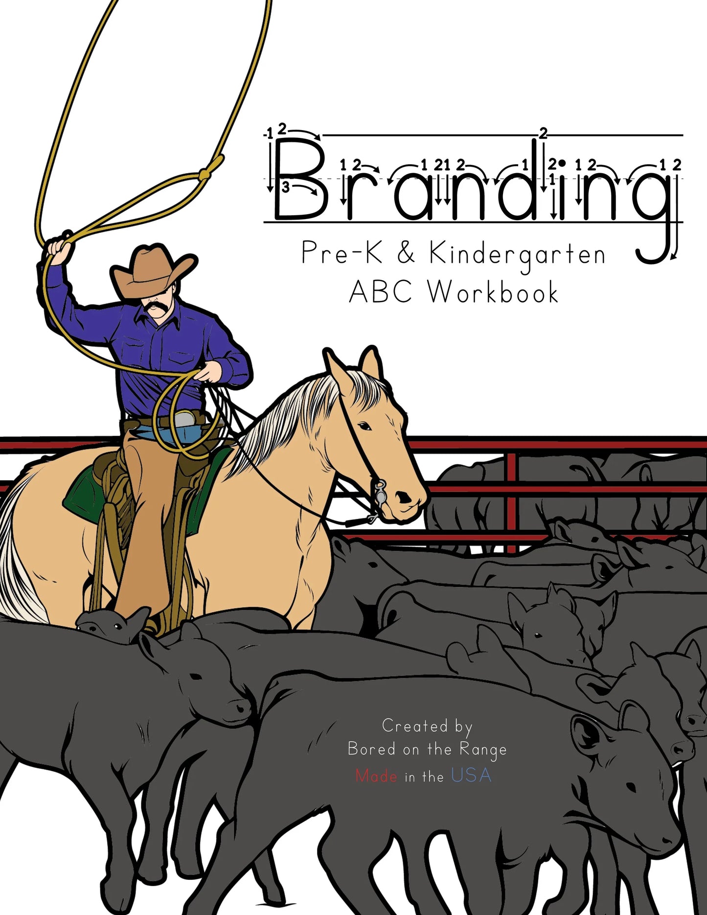 Bored on the Range Activity and Coloring Books
