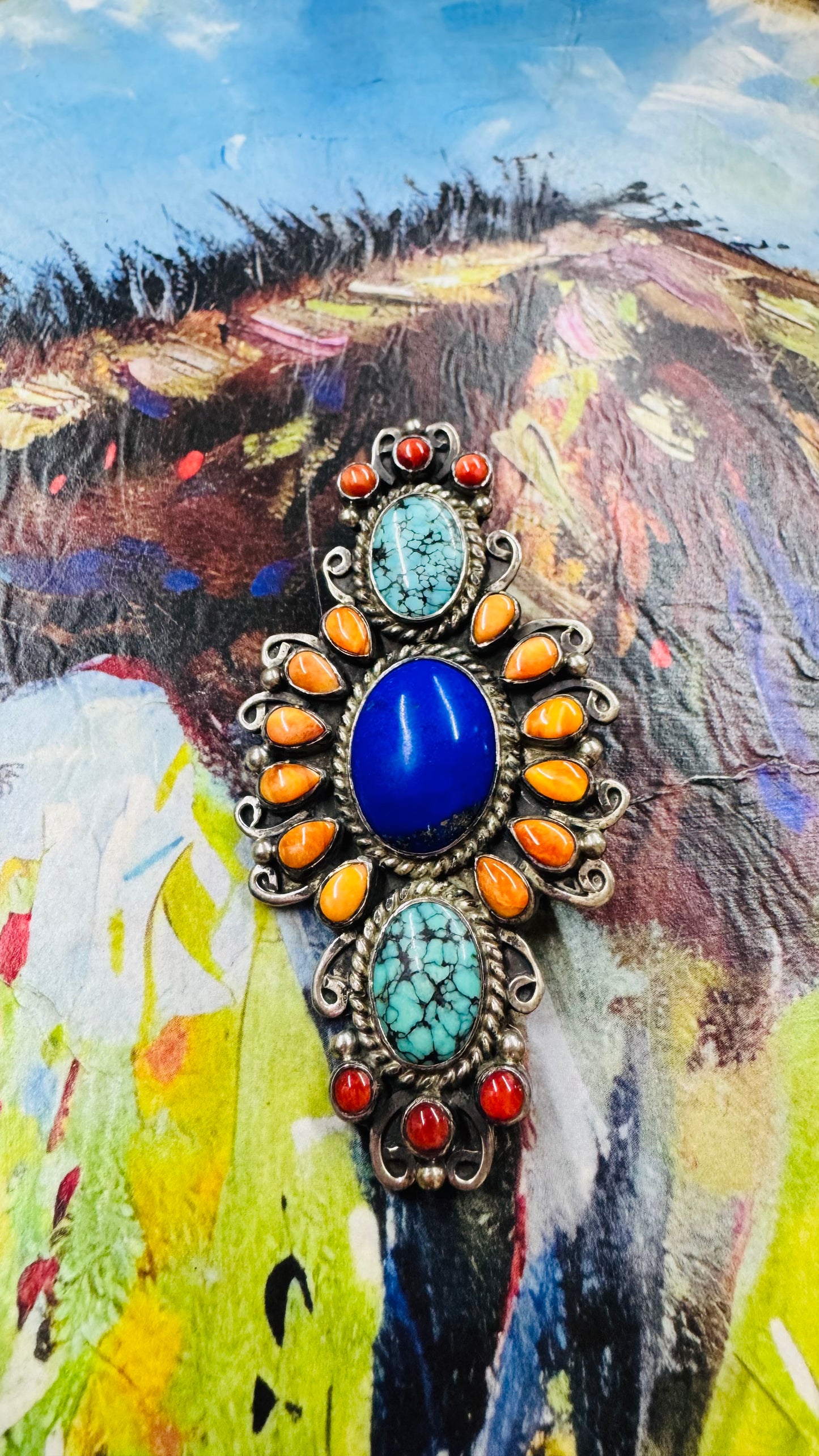 TJR Pendant or Pin, Navajo
