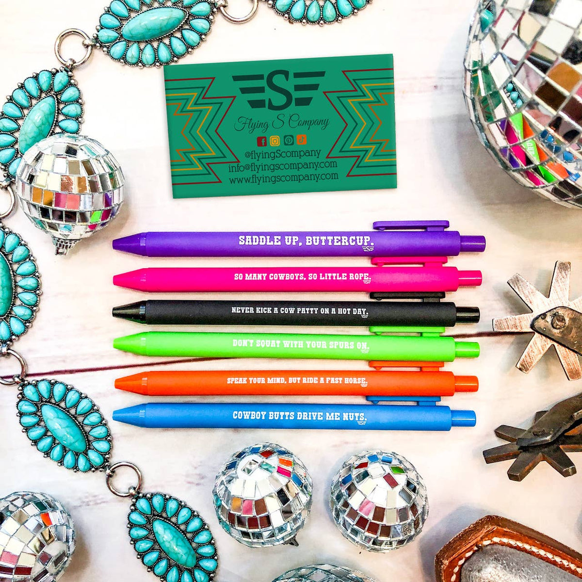 Wise A** Western Pen Set