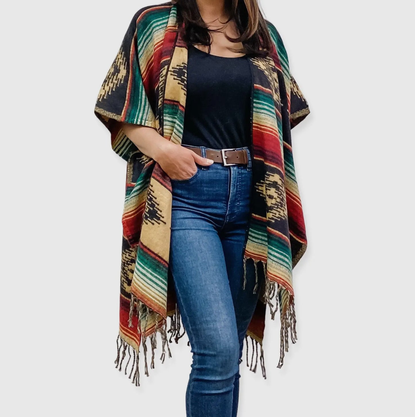 Poncho Southwest Wrap