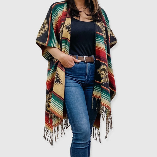 Poncho Southwest Wrap