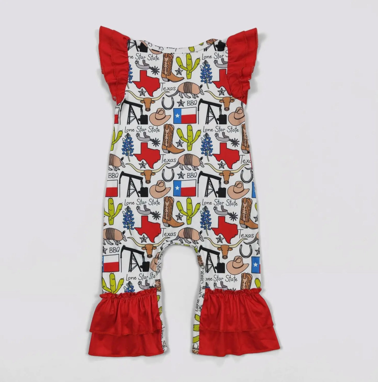 Texas Girls Romper