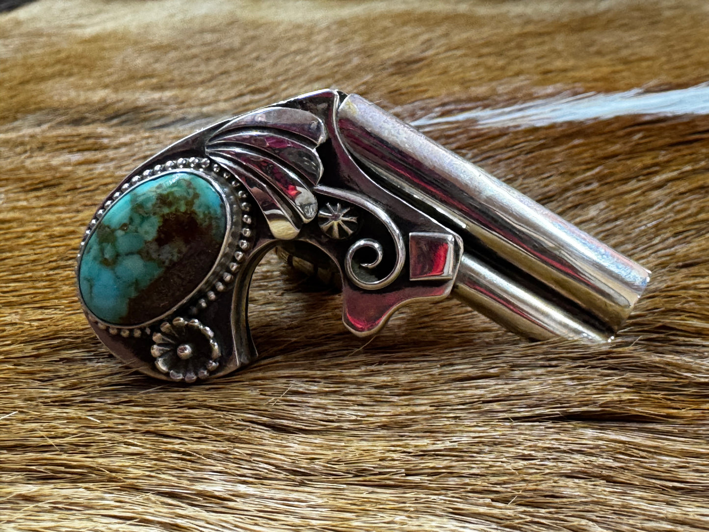 Girl Loves Guns Ring