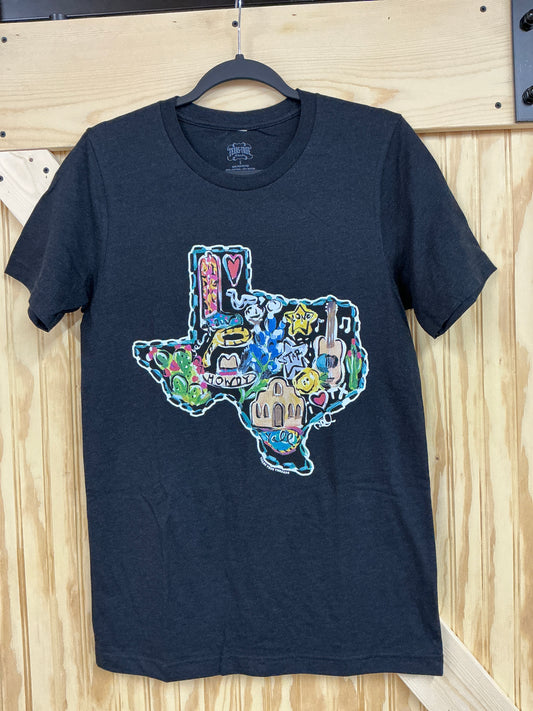 Texas True Threads Callie Ann Stelter Texas Icons Tee
