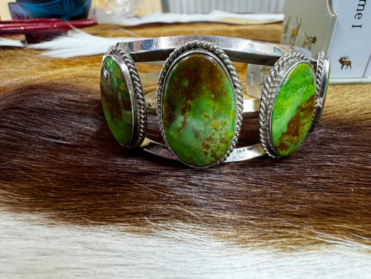 Green Turquoise Cuff