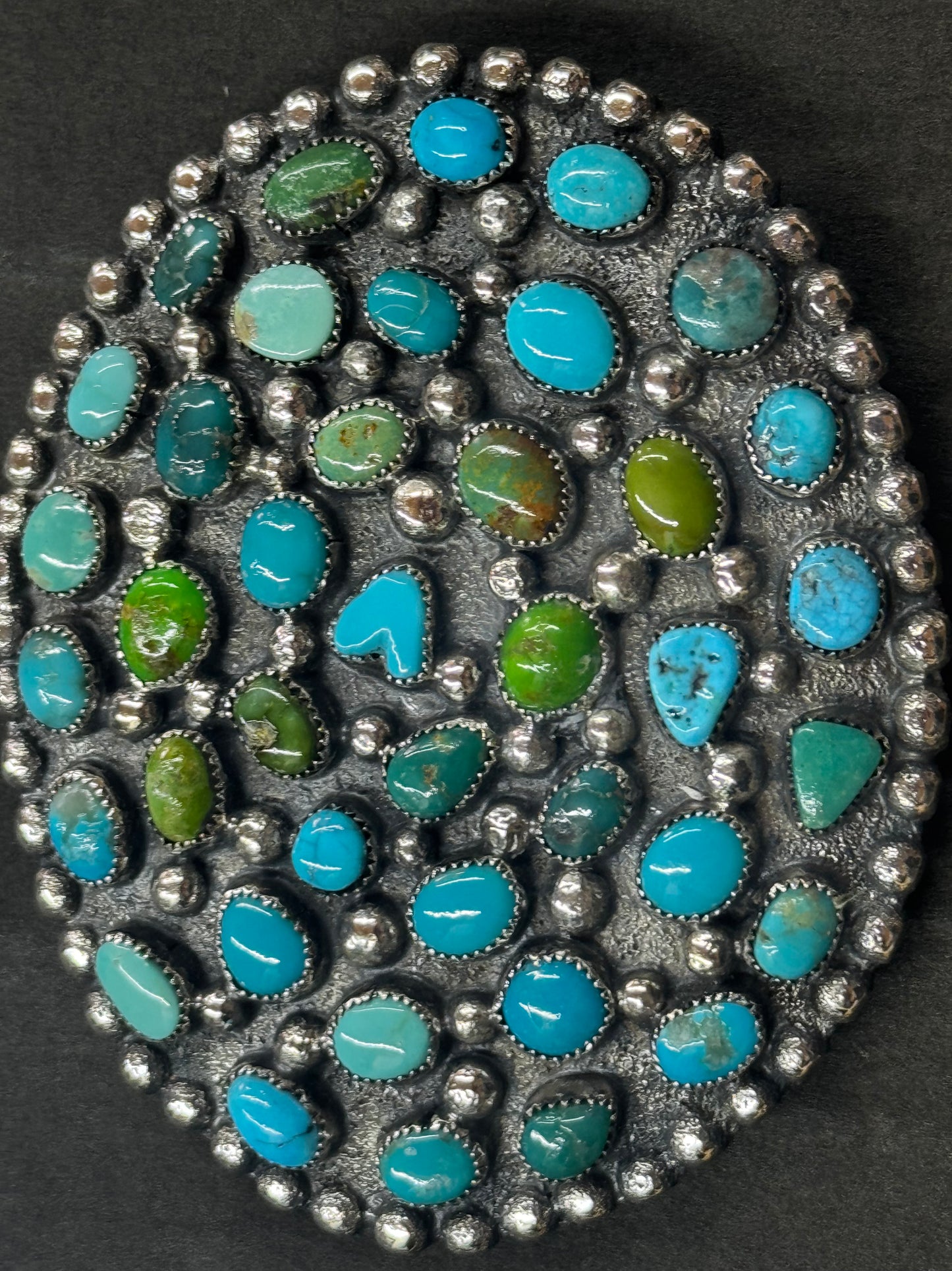 Turquoise & Sterling Buckle